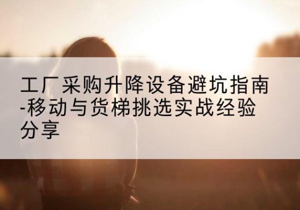 奉新移动式升降机怎么选-工厂采购升降设备避坑指南-移动与货梯挑选实战经验分享